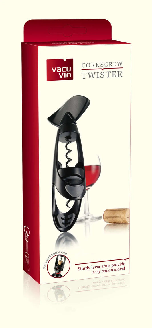 Tire-bouchon Twister Giftpack noir Vacuvin
