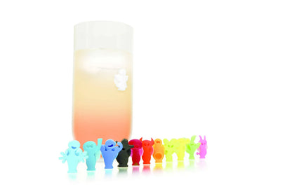 Marque-verre Glass Marker Party People Vacuvin (12 pièces)