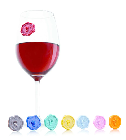 Vacuvin Classic Grapes Glass Marker (8 pieces)