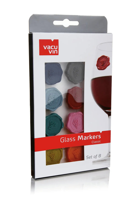 Vacuvin Classic Grapes Glass Marker (8 pieces)