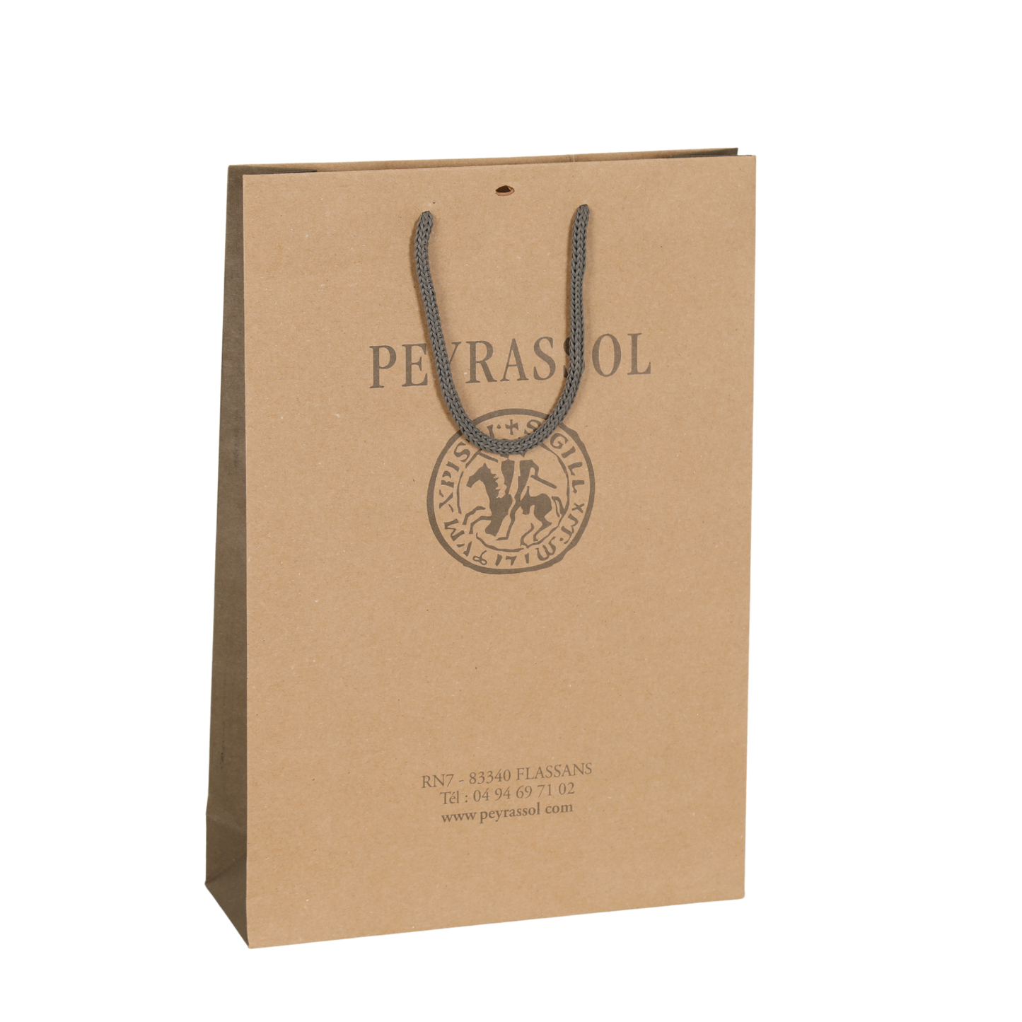 Sac papier luxe 3 bouteilles 26x9x39cm personnalisé