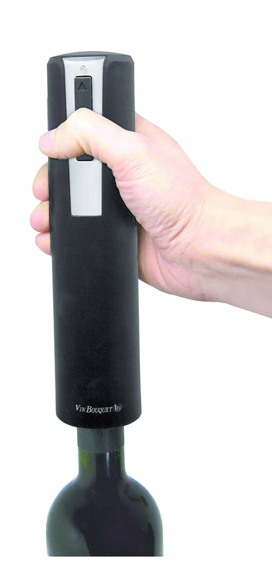 Fabrice black electric corkscrew VinBouquet