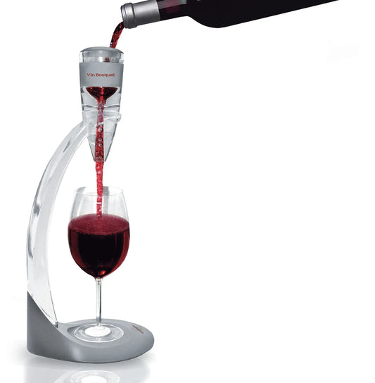 Florent aerator/decanter with VinBouquet service stand