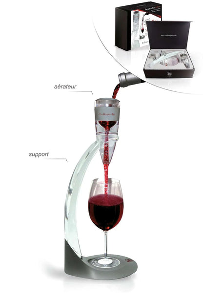 Florent aerator/decanter with VinBouquet service stand