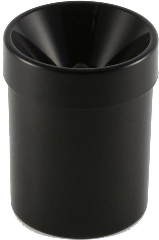 Mini Bacchus black plastic spittoon, 0.5 liters