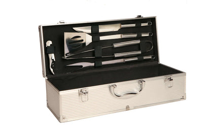 Coffret BBQ Baptiste magnum/3 bouteilles alu 5 pièces