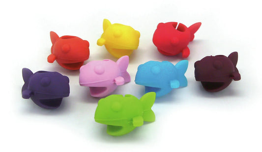 Fish VinBouquet glass markers (8 pieces)