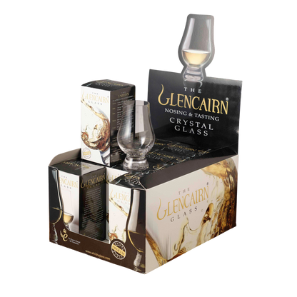 Verre à whisky Patrick Display cristal 19cl Glencairn présentoir et boite cadeau