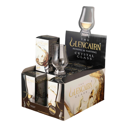 Patrick Display crystal whisky glass, 19cl, Glencairn display case and gift box