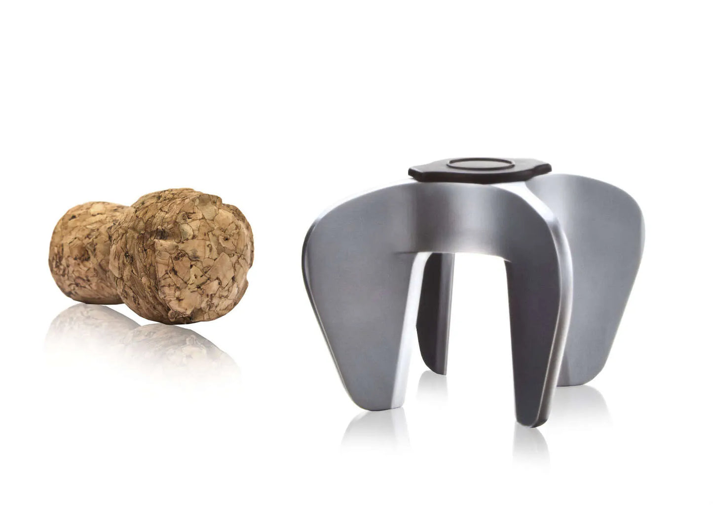 Griffe Champagne Opener métal Vacuvin