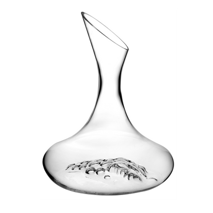 Pinot decanter carafe with grape relief 2.5L