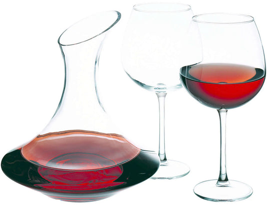 Set de dégustation Malbec - carafe 1,5l + 2 verres