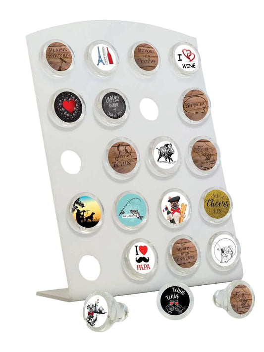 Présentoir Vinolok pour 20 bouchons
