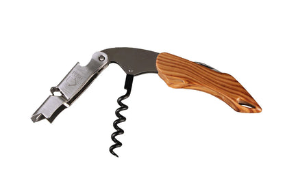 Premium Sommelier with wood-effect double support (Coutale)