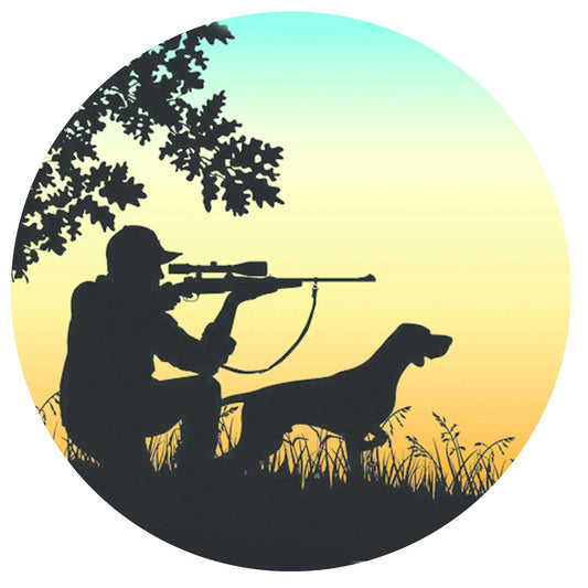 Bouchon Vinolok cristal - Chasse/Chasseur et son chien
