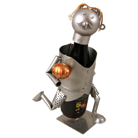 Felix bottle holder, grey/copper metal - Rugbyman n15