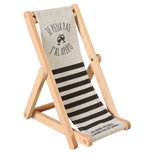 Valentina wooden bottle holder - I can't, I have aperitif