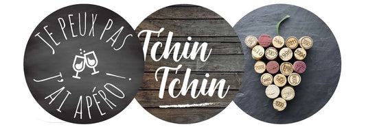 Vinodisc aluminum anti-drip disc with assorted aperitif patterns (3 pieces)