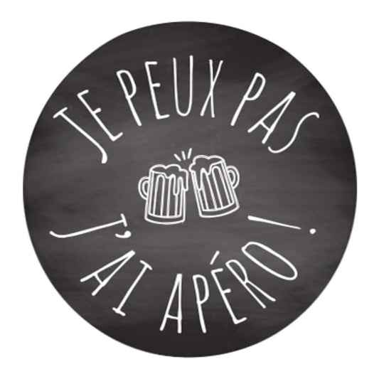 Porte-clé décapsuleur Ivo métal - Je peux pas jai apéro