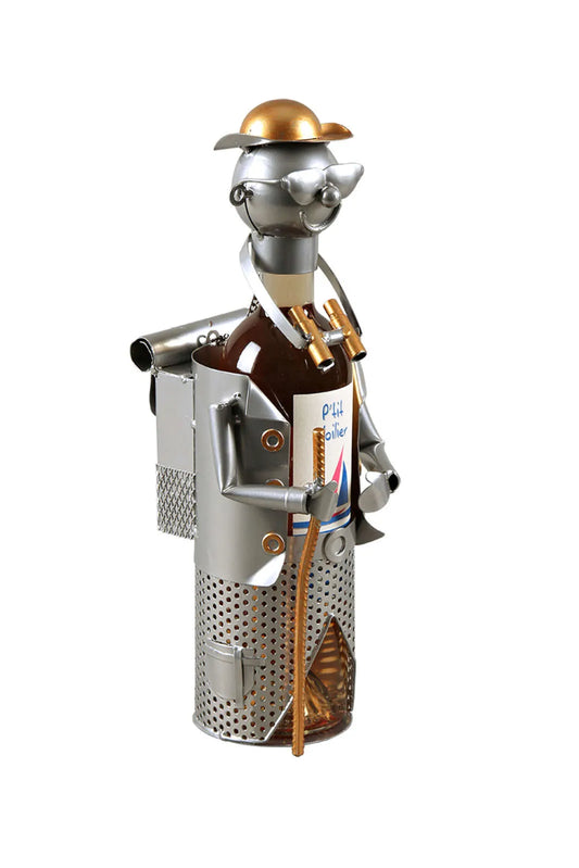 Felix bottle holder, grey/copper metal - Hiker's twin