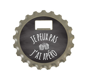 Décapsuleur 3 en 1 Marcus métal - Je peux pas jai apéro