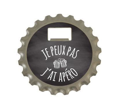 Décapsuleur 3 en 1 Marcus métal - Je peux pas jai apéro