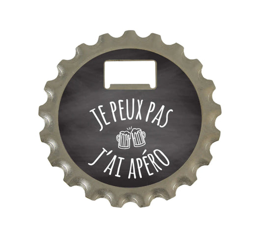 Décapsuleur 3 en 1 Marcus métal - Je peux pas jai apéro