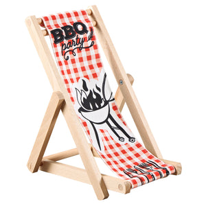 Support bouteille Valentina bois toile - BBQ party