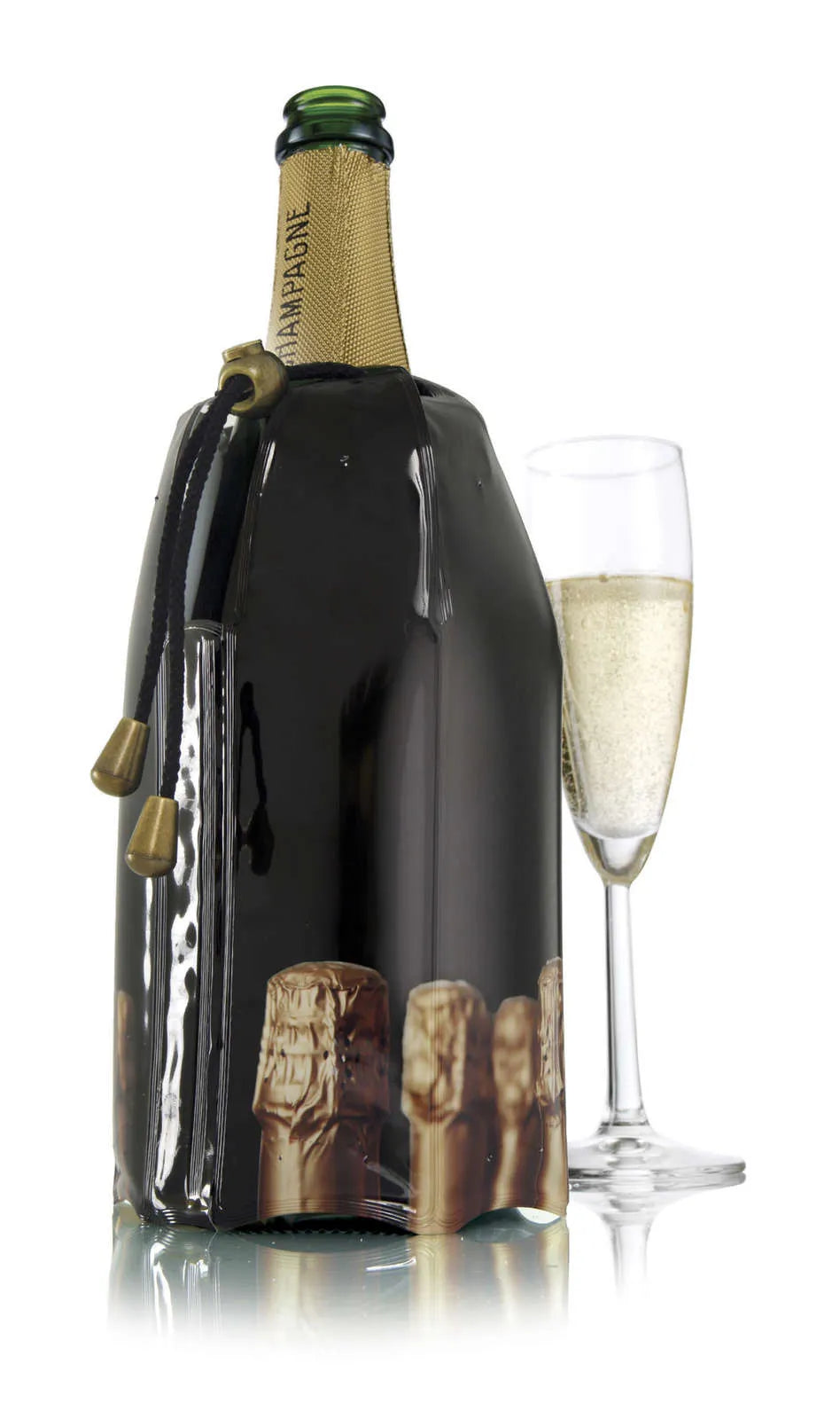 Gaine rafraichissante Active Cooler Champagne bouteilles Vacuvin