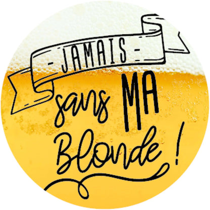 Porte-clé décapsuleur Ivo métal - Jamais sans ma blonde