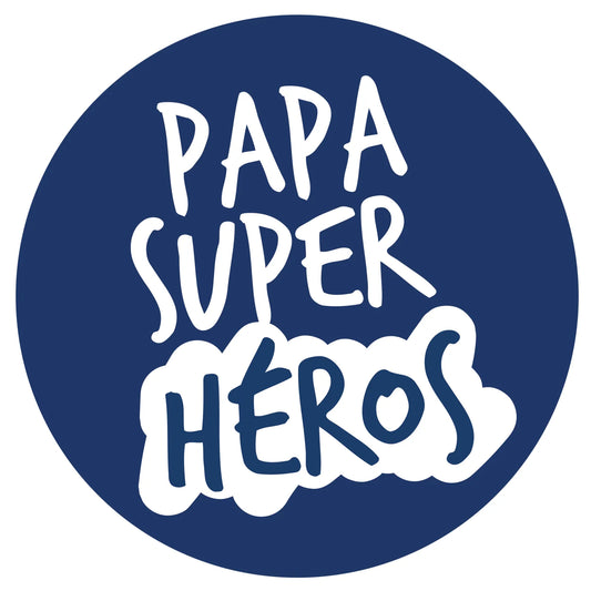 Bouchon Vinolok cristal - Bleu/Papa Super Héros