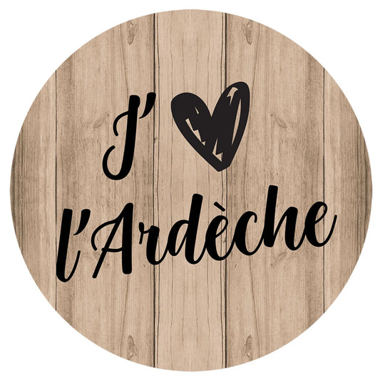 Bouchon Vinolok cristal - Bois/J aime l Ardéche