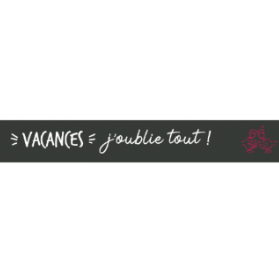 Chapeau Ernest paille bandeau gris/blanc/fuschia - Vacances joublie tout