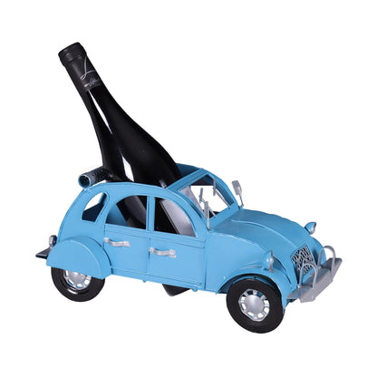 Support bouteille Félix métal bleu - 2CV