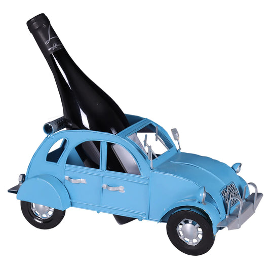 Felix blue metal bottle holder - 2CV