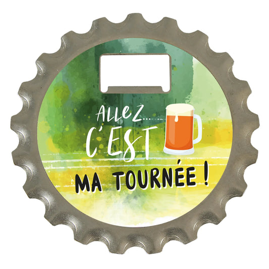 Marcus 3-in-1 Metal Bottle Opener - Let's do our rounds!