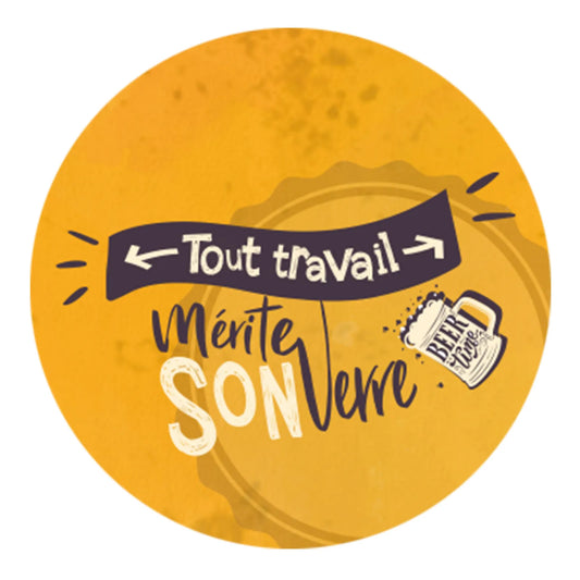 Porte-clé décapsuleur Ivo métal - Tout travail mérite son verre