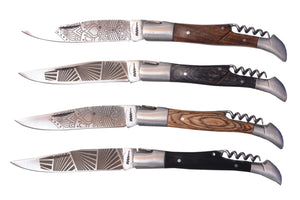 Couteau tire-bouchon Vivarais manche bois assortis