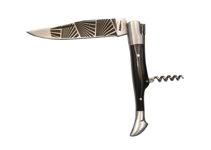 Vivarais corkscrew knife with matching wooden handle