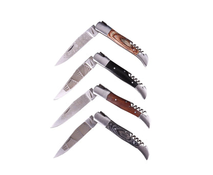 Vivarais corkscrew knife with matching wooden handle