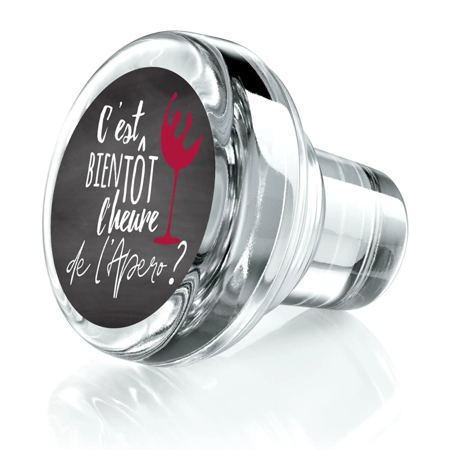Crystal Vinolok stopper - It's almost aperitif time