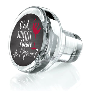 Crystal Vinolok stopper - It's almost aperitif time