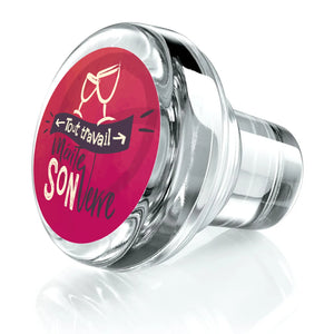 Vinolok crystal stopper - Every job deserves its glass