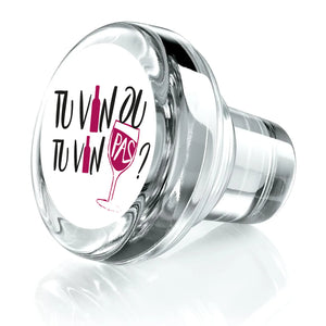 Crystal Vinolok stopper - Are you coming or not?