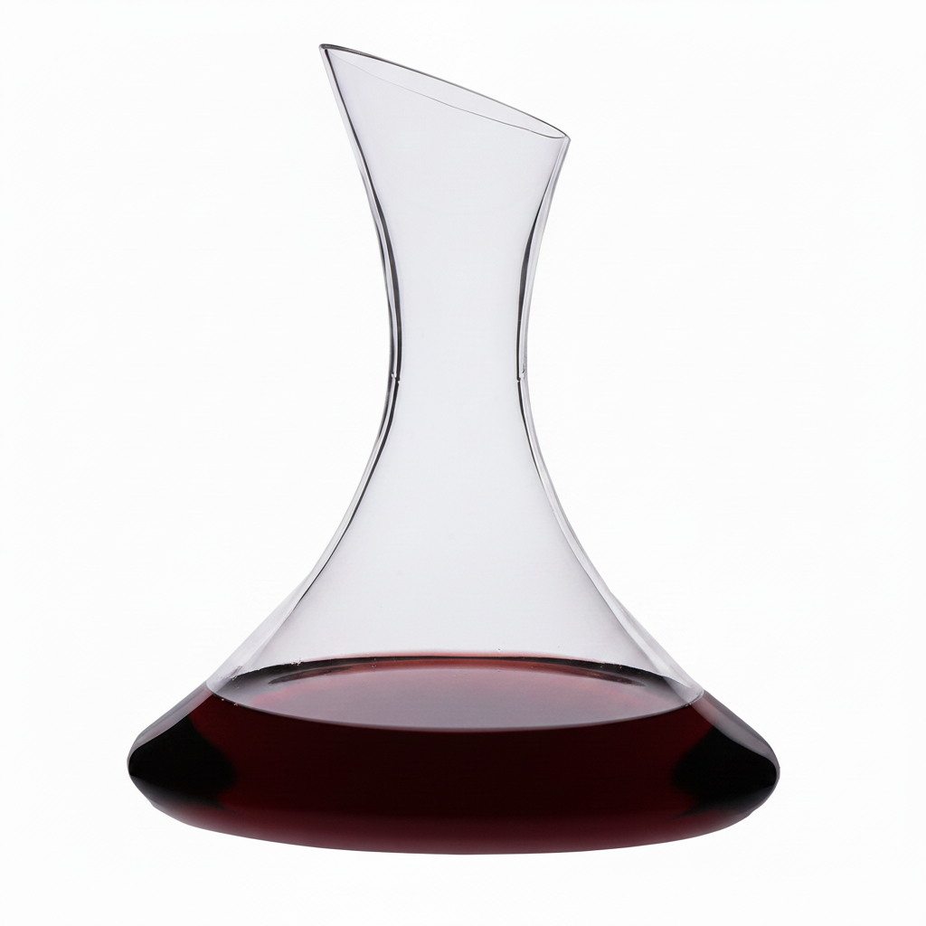 Gamay carafe with beveled spout and flat bottom, 1.4l