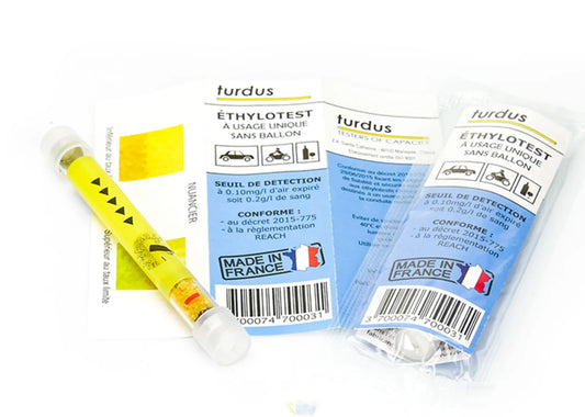 Justus single-use breathalyzer without balloon 0.2g/l (Probationary licenses)