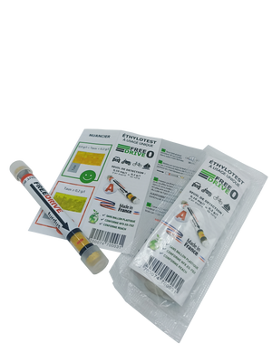 Ethylotest Justus usage unique sans ballon 0.2g/l (Permis probatoires)