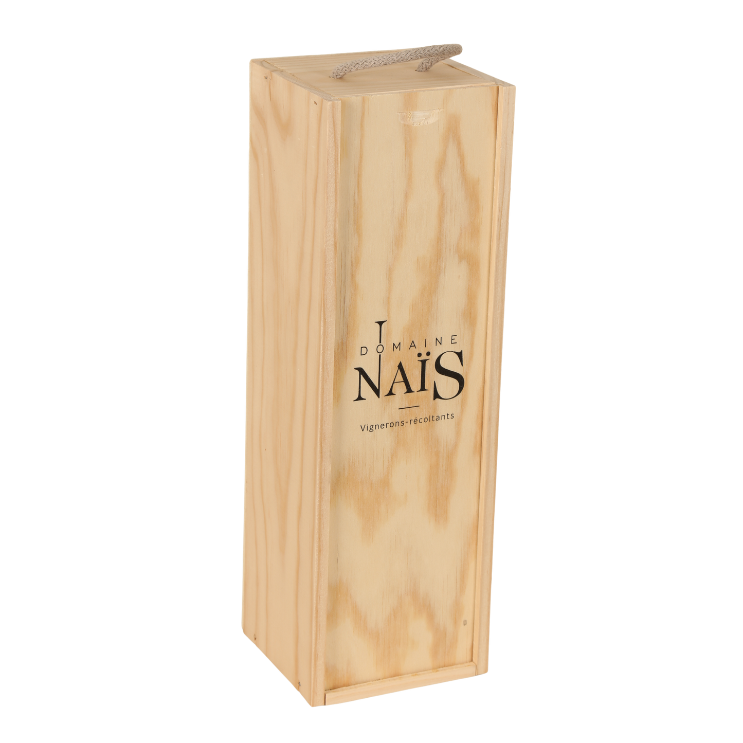 Caisse Tradition bois de Pin magnum 11,5x11,5x40cm personnalisée
