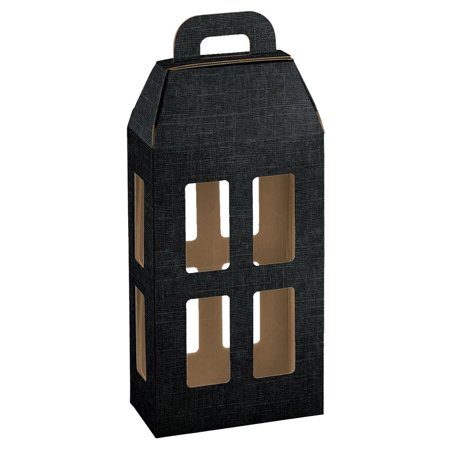 Lanterne Milan carton 2 bouteilles