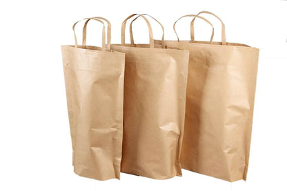 Kraft "Espérance" 2-bottle paper bag, brown